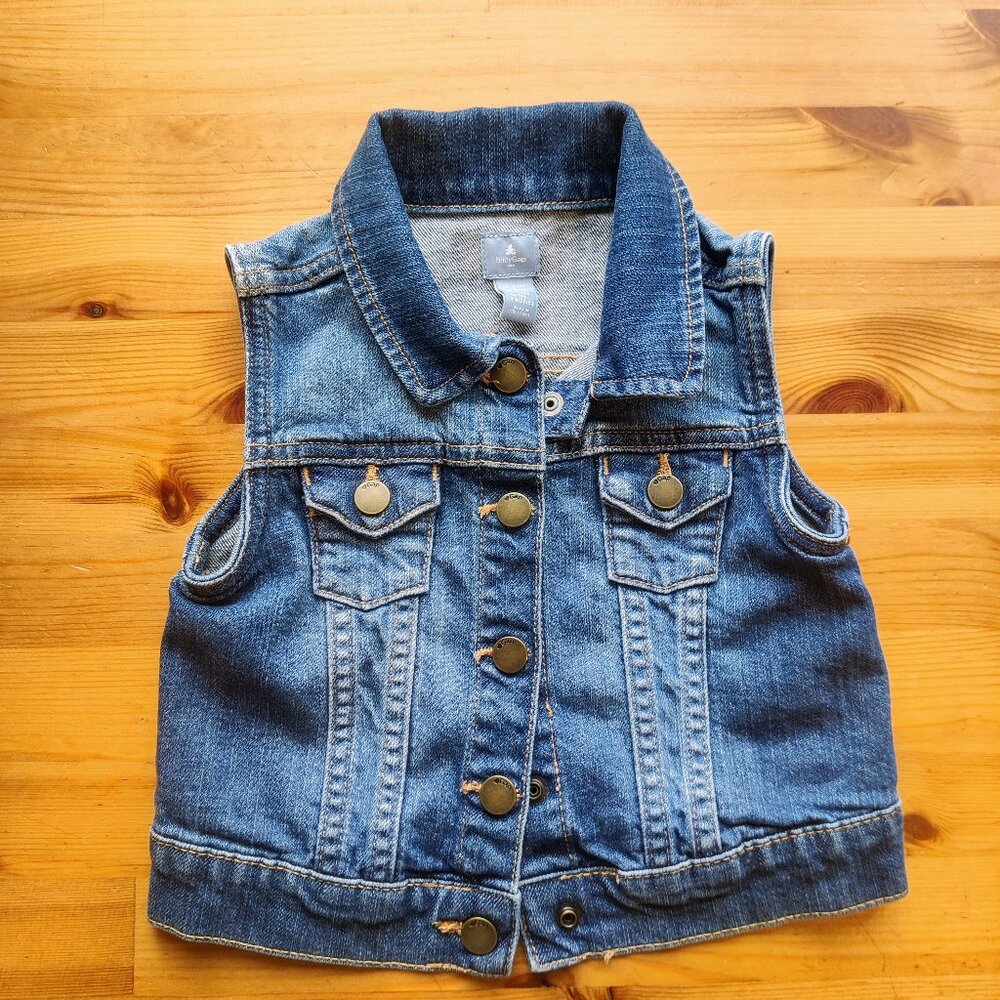 🎁 6/20$🎁Gap Jean Vest 3